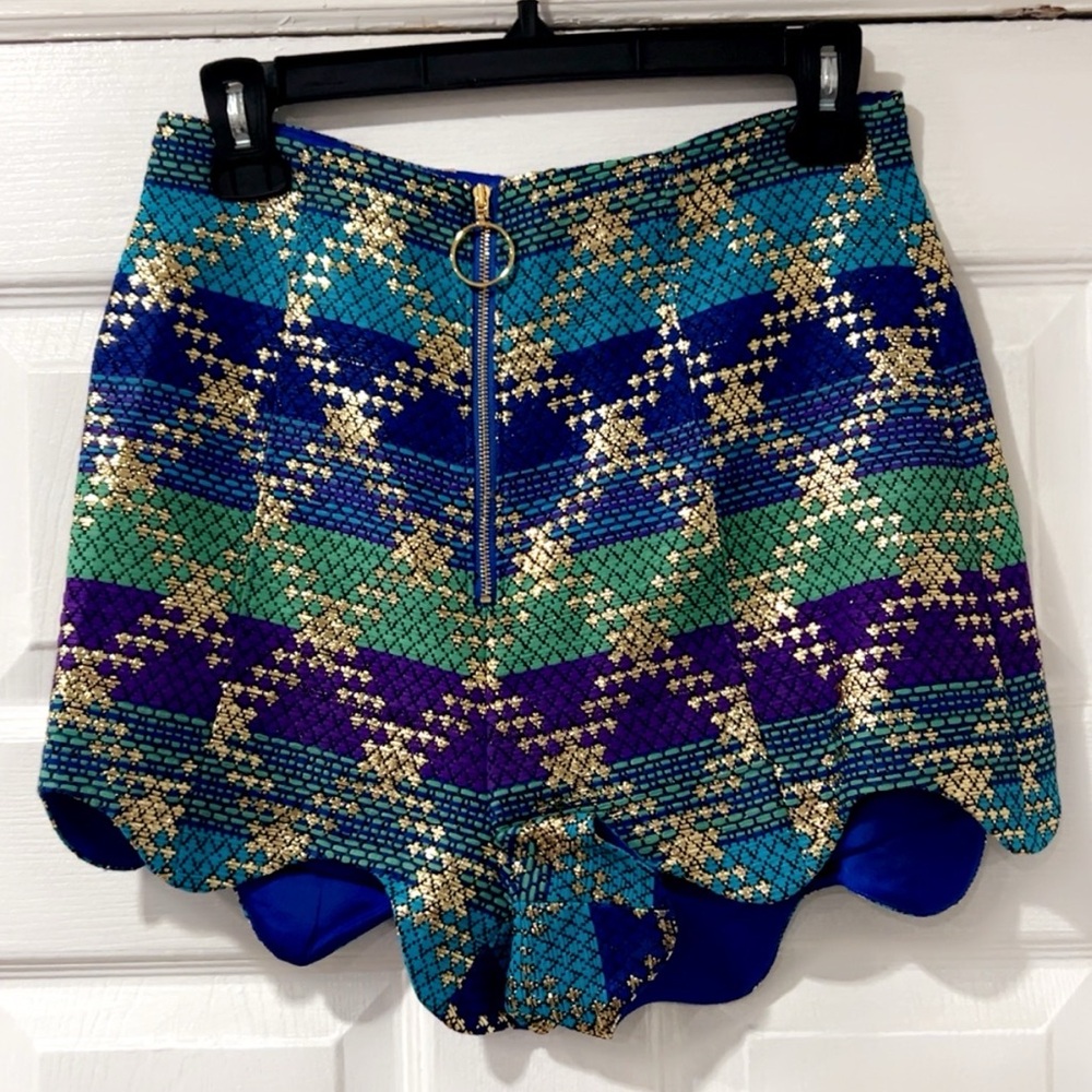 Ramy Brook Colorful Geometric Women's Shorts Small